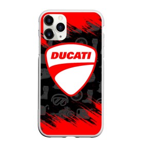 Чехол для iPhone 11 Pro матовый с принтом DUCATI [2] в Петрозаводске, Силикон |  | Тематика изображения на принте: ducati | moto | дукати | мото | мотоцикл