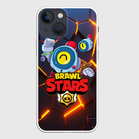 Чехол для iPhone 13 mini с принтом BRAWL STARS NANI | НАНИ в Петрозаводске,  |  | bibi | brawl stars | coach mike | crow | gale | leon | leon shark | max | mecha crow | mortis | mr.p | nani | phoenix | sally leon | sandy | spike | sprout | tara | virus 8 bit | werewolf | ворон | оборотень