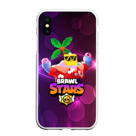 Чехол для iPhone XS Max матовый с принтом BRAWL STARS SPROUT СПРАУТ в Петрозаводске, Силикон | Область печати: задняя сторона чехла, без боковых панелей | bibi | brawl stars | coach mike | crow | gale | leon | leon shark | max | mecha crow | mortis | mr.p | nani | phoenix | sally leon | sandy | spike | sprout | tara | virus 8 bit | werewolf | ворон | оборотень