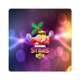 Магнит виниловый Квадрат с принтом BRAWL STARS SPROUT / СПРАУТ в Петрозаводске, полимерный материал с магнитным слоем | размер 9*9 см, закругленные углы | bibi | brawl stars | coach mike | crow | gale | leon | leon shark | max | mecha crow | mortis | mr.p | nani | phoenix | sally leon | sandy | spike | sprout | tara | virus 8 bit | werewolf | ворон | оборотень