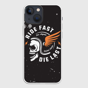 Чехол для iPhone 13 mini с принтом RIDE FAST   DIE LAST | МОТО ЖИЗНЬ (Z) в Петрозаводске,  |  | 2020 | auto | bike | moto | motorcycle | sport | авто | автомобиль | автомобильные | байк | бренд | марка | машины | мото | мотоциклы | спорт