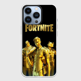 Чехол для iPhone 13 Pro с принтом FORTNITE GOLD SQUAD в Петрозаводске,  |  | 2 часть | 3 season | 3 сезон | fortnite | gold | midas | squad | мидас | фортнайт