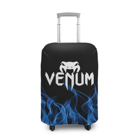 Чехол для чемодана 3D с принтом VENUM. в Петрозаводске, 86% полиэфир, 14% спандекс | двустороннее нанесение принта, прорези для ручек и колес | mma | sport | venum | бокс | венум | единоборство | мма | спорт