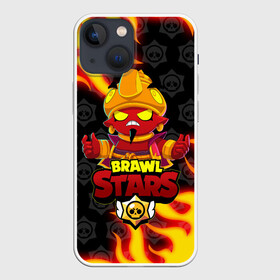 Чехол для iPhone 13 mini с принтом BRAWL STARS EVIL GENE | ДЖИН в Петрозаводске,  |  | bibi | brawl stars | coach mike | crow | evil gene | gale | gene | leon | leon shark | max | mecha crow | mortis | mr.p | nani | phoenix | sally leon | sandy | spike | sprout | tara | virus 8 bit | werewolf | ворон | джин | оборотень