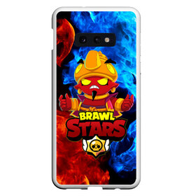 Чехол для Samsung S10E с принтом BRAWL STARS EVIL GENE ДЖИН в Петрозаводске, Силикон | Область печати: задняя сторона чехла, без боковых панелей | Тематика изображения на принте: bibi | brawl stars | coach mike | crow | evil gene | gale | gene | leon | leon shark | max | mecha crow | mortis | mr.p | nani | phoenix | sally leon | sandy | spike | sprout | tara | virus 8 bit | werewolf | ворон | джин | оборотень