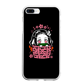 Чехол для iPhone 7Plus/8 Plus матовый с принтом KIMETSU NO YAIBA NEZUKO в Петрозаводске, Силикон | Область печати: задняя сторона чехла, без боковых панелей | demon slayer | kimetsu no yaiba | nezuko | shinobu | slayer | tanjiro | zenitsu | гию томиока | зенитцу | иноске хашибира | клинок рассекающий демонов | незуко | танджиро | шинобу кочо