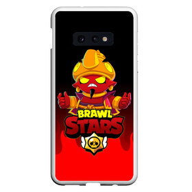 Чехол для Samsung S10E с принтом BRAWL STARS EVIL GENE ДЖИН в Петрозаводске, Силикон | Область печати: задняя сторона чехла, без боковых панелей | bibi | brawl stars | coach mike | crow | evil gene | gale | gene | leon | leon shark | max | mecha crow | mortis | mr.p | nani | phoenix | sally leon | sandy | spike | sprout | tara | virus 8 bit | werewolf | ворон | джин | оборотень