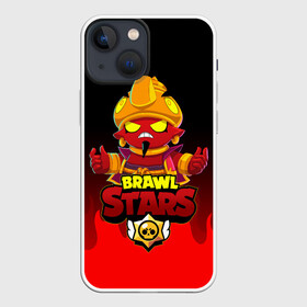 Чехол для iPhone 13 mini с принтом BRAWL STARS EVIL GENE | ДЖИН в Петрозаводске,  |  | bibi | brawl stars | coach mike | crow | evil gene | gale | gene | leon | leon shark | max | mecha crow | mortis | mr.p | nani | phoenix | sally leon | sandy | spike | sprout | tara | virus 8 bit | werewolf | ворон | джин | оборотень