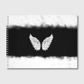 Альбом для рисования с принтом Im an angel в Петрозаводске, 100% бумага
 | матовая бумага, плотность 200 мг. | angel | birds | fly | wings | ангел | бабочка | богиня | воздушный | демон | дым | космос | крылья | лебедь | летать | летучий | милые | мифические | небесный | небо | облако | пегас | перья | прикольные | птица | рай