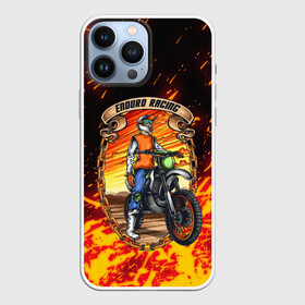 Чехол для iPhone 13 Pro Max с принтом ENDURO RACING | ГОНКИ ЭНДУРО (Z) в Петрозаводске,  |  | 2020 | auto | bike | enduro | ktm | moto | motorcycle | sport | авто | автомобиль | автомобильные | байк | бренд | ктм | марка | машины | мото | мотоциклы | спорт