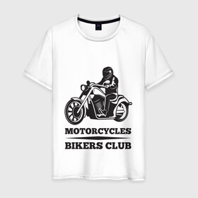 Мужская футболка хлопок с принтом Biker (Z) в Петрозаводске, 100% хлопок | прямой крой, круглый вырез горловины, длина до линии бедер, слегка спущенное плечо. | 2020 | auto | bike | enduro | ktm | moto | motorcycle | rider | sport | авто | автомобиль | автомобильные | байк | бренд | ктм | марка | машины | мото | мотоциклы | спорт