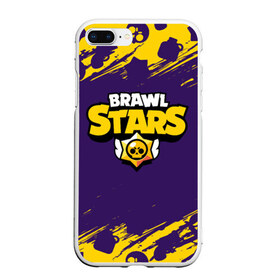 Чехол для iPhone 7Plus/8 Plus матовый с принтом BRAWL STARS БРАВЛ СТАРС в Петрозаводске, Силикон | Область печати: задняя сторона чехла, без боковых панелей | 8 bit | 8бит | brawl | cnfhc | crow | hfdk | leon | logo | sandy | skull | spike | stars | бравл | бравла | браво | игра | игры | икфцд | кроу | леон | лого | логотип | символ | спайк | старс | старса | сэнди | череп | ыефкы