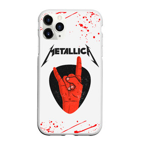 Чехол для iPhone 11 Pro матовый с принтом METALLICA (Z) в Петрозаводске, Силикон |  | kurt kobein | metallica | rock | курт кобейн | металика | металлика | рок | супер звезда