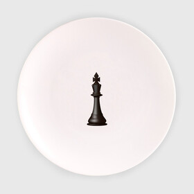 Тарелка с принтом Король  в Петрозаводске, фарфор | диаметр - 210 мм
диаметр для нанесения принта - 120 мм | exclusive merch | игра | интеллектуальная | король | спорт | фигура | шахматы