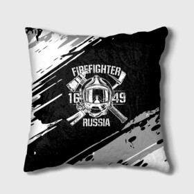 Подушка 3D с принтом FIREFIGHTER 1649 RUSSIA в Петрозаводске, наволочка – 100% полиэстер, наполнитель – холлофайбер (легкий наполнитель, не вызывает аллергию). | состоит из подушки и наволочки. Наволочка на молнии, легко снимается для стирки | 112 | 27 декабря | firefighter | багор | белая | герб | гкчс | знак | лого | логотип | маска | мчс | мчсник | пожарная охрана | пожарник | пожарный | пч | россии | рф | серая | символ | служба | состаренная