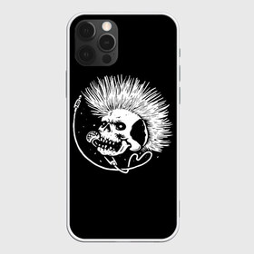 Чехол для iPhone 12 Pro Max с принтом Панк (Z) в Петрозаводске, Силикон |  | Тематика изображения на принте: shaman | skull | вождь | гот | дух | кладбище | мертвец | мертвый | микрофон | музыка | панк | перья | принт | рок | скелет | хой | череп | шаман | эмо | эракез