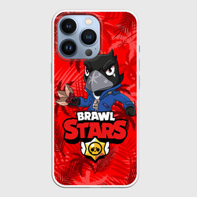 Чехол для iPhone 13 Pro с принтом BRAWL STARS CROW | ВОРОН в Петрозаводске,  |  | bibi | brawl stars | coach mike | crow | evil gene | gale | gene | leon | leon shark | max | mecha crow | mortis | mr.p | nani | phoenix | sally leon | sandy | spike | sprout | surge | tara | virus 8 bit | werewolf | волна | ворон | джин | л