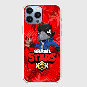 Чехол для iPhone 13 Pro Max с принтом BRAWL STARS CROW | ВОРОН в Петрозаводске,  |  | Тематика изображения на принте: bibi | brawl stars | coach mike | crow | evil gene | gale | gene | leon | leon shark | max | mecha crow | mortis | mr.p | nani | phoenix | sally leon | sandy | spike | sprout | surge | tara | virus 8 bit | werewolf | волна | ворон | джин | л