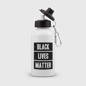 Бутылка спортивная с принтом Black lives matter (Z) в Петрозаводске, металл | емкость — 500 мл, в комплекте две пластиковые крышки и карабин для крепления | derek chauvin | george floyd | thomas lane | активисты | афро | дерек шовин | джордж флойд | жизни чёрных важны | надпись | общественное движение | текст | томас лэйн | трэйвон мартина | ту тао