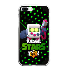 Чехол для iPhone 7Plus/8 Plus матовый с принтом virus 8 bit brawl stars 8 бит в Петрозаводске, Силикон | Область печати: задняя сторона чехла, без боковых панелей | 8 | 8 bit | 8 бит | 8бит | brawl | brawl stars | brawlstars | brawl_stars | jessie | бравл | бравлстарс