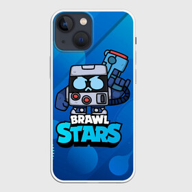 Чехол для iPhone 13 mini с принтом virus 8 bit brawl stars Blue в Петрозаводске,  |  | 8 | 8 bit | 8 бит | 8бит | brawl | brawl stars | brawlstars | brawl_stars | jessie | бравл | бравлстарс