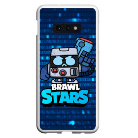 Чехол для Samsung S10E с принтом virus 8 bit brawl stars Blue в Петрозаводске, Силикон | Область печати: задняя сторона чехла, без боковых панелей | 8 | 8 bit | 8 бит | 8бит | brawl | brawl stars | brawlstars | brawl_stars | jessie | бравл | бравлстарс