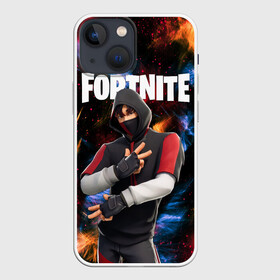 Чехол для iPhone 13 mini с принтом FORTNITE x IKONIK в Петрозаводске,  |  | deadmau5 | fortnite | fortnite 2 | fortnite x маршмелло | ikonik | marshmello | ninja | ninja streamer | raven | travis scott | ворон | иконик | ниндзя | пили | рейвен | трэвис скотт | фортнайт