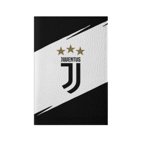 Обложка для паспорта матовая кожа с принтом JUVENTUS. в Петрозаводске, натуральная матовая кожа | размер 19,3 х 13,7 см; прозрачные пластиковые крепления | Тематика изображения на принте: cr7 | juve | juventus | ronaldo | роналдо | ювентус