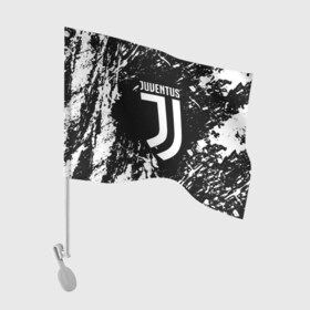 Флаг для автомобиля с принтом JUVENTUS / ЮВЕНТУС в Петрозаводске, 100% полиэстер | Размер: 30*21 см | cr7 | fc juventus | football | juve | juventus | ronaldo | sport | роналдо | спорт | футбол | ювентус
