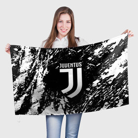 Флаг 3D с принтом JUVENTUS / ЮВЕНТУС в Петрозаводске, 100% полиэстер | плотность ткани — 95 г/м2, размер — 67 х 109 см. Принт наносится с одной стороны | cr7 | fc juventus | football | juve | juventus | ronaldo | sport | роналдо | спорт | футбол | ювентус