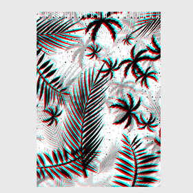 Скетчбук с принтом ПАЛЬМЫ | TROPICAL GLITCH в Петрозаводске, 100% бумага
 | 48 листов, плотность листов — 100 г/м2, плотность картонной обложки — 250 г/м2. Листы скреплены сверху удобной пружинной спиралью | Тематика изображения на принте: hotline miami | neon | new retro wave | outrun | outrun electro | paints | palmen | rainbow | retro | retrowave | summer | synth | synthwave | tropical | брызги | брызги красок | звёзды | космос | краски | лето | неон | пальмы | радуга | 