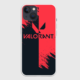 Чехол для iPhone 13 с принтом VALORANT | ВАЛОРАНТ в Петрозаводске,  |  | breach | cs go | cypher | fire | flame | jett | league of legends | legends of runeterra | lol | omen | overwatch | phoenix | riot | riot games | sage | sona | sova | valorant | viper | валорант | лига легенд | лол | огонь | пламя