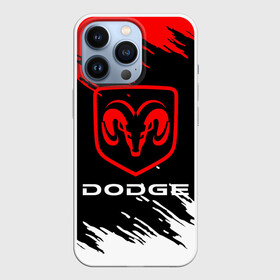 Чехол для iPhone 13 Pro с принтом DODGE. в Петрозаводске,  |  | Тематика изображения на принте: 2020 | auto | dodge | sport | авто | автомобиль | автомобильные | бренд | додж | марка | машины | спорт