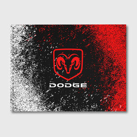 Альбом для рисования с принтом DODGE в Петрозаводске, 100% бумага
 | матовая бумага, плотность 200 мг. | 2020 | auto | dodge | sport | авто | автомобиль | автомобильные | бренд | додж | марка | машины | спорт