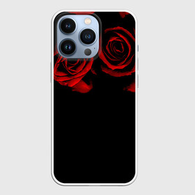 Чехол для iPhone 13 Pro с принтом Готика в Петрозаводске,  |  | black | flowers | red | rose | rozario | vampire | алые | бутоны | вампир | винтаж | готический | красныерозы | кровь | лепестки | летний | лето | ночь | природа | растения | роза | розочка | розы | рок | темный | узор