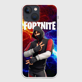 Чехол для iPhone 13 mini с принтом FORTNITE x IKONIK | ФОРТНАЙТ ИКОНИК в Петрозаводске,  |  | deadmau5 | fortnite | fortnite 2 | fortnite x маршмелло | ikonik | marshmello | ninja | ninja streamer | raven | travis scott | ворон | иконик | ниндзя | пили | рейвен | трэвис скотт | фортнайт