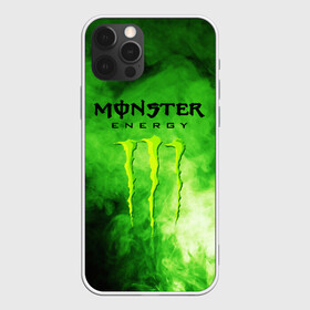 Чехол для iPhone 12 Pro с принтом MONSTER ENERGY в Петрозаводске, силикон | область печати: задняя сторона чехла, без боковых панелей | brend | green | monster energy | андреналин | бренд | зеленый | логотип | монстр | напиток | энергетик | энергия