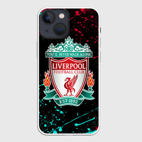 Чехол для iPhone 13 mini с принтом LIVERPOOL | ЛИВЕРПУЛЬ в Петрозаводске,  |  | lfc | liverpool | sport | ynwa | ливерпуль | лфк | спорт