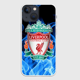 Чехол для iPhone 13 mini с принтом LIVERPOOL | ЛИВЕРПУЛЬ в Петрозаводске,  |  | lfc | liverpool | sport | ynwa | ливерпуль | лфк | спорт