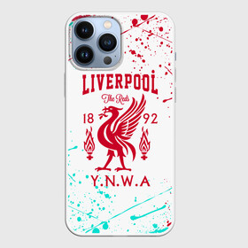 Чехол для iPhone 13 Pro Max с принтом LIVERPOOL | ЛИВЕРПУЛЬ в Петрозаводске,  |  | Тематика изображения на принте: lfc | liverpool | sport | ynwa | ливерпуль | лфк | спорт