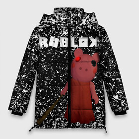 Женская зимняя куртка 3D с принтом Roblox piggy Свинка Пигги в Петрозаводске, верх — 100% полиэстер; подкладка — 100% полиэстер; утеплитель — 100% полиэстер | длина ниже бедра, силуэт Оверсайз. Есть воротник-стойка, отстегивающийся капюшон и ветрозащитная планка. 

Боковые карманы с листочкой на кнопках и внутренний карман на молнии | game | gamer | logo | minecraft | piggi | roblox | simulator | игра | конструктор | лого | пигги | свинья | симулятор | строительство | фигура