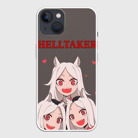 Чехол для iPhone 13 с принтом Люцифер Helltaker в Петрозаводске,  |  | anime | azazel | beelzebub | cerberus | hel | helltaker | judgement | justice | lucifer | malina | modeus | pandemonica | zdrada | аниме | здрада | люцифер | малина | модеус | пандемоника | правосудие | справедливость | хеллтейкер | х