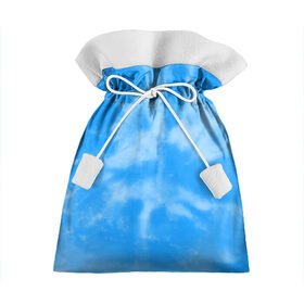 Подарочный 3D мешок с принтом Голубой ТАЙ ДАЙ в Петрозаводске, 100% полиэстер | Размер: 29*39 см | summer | tie dye | акварель | лето | разноцветная | тай дай | тайдай | яркая