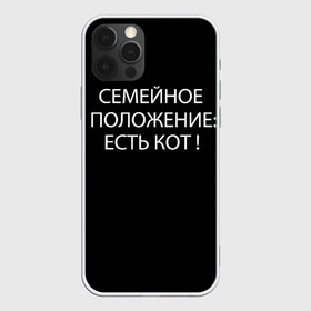 Чехол для iPhone 12 Pro Max с принтом Есть кот в Петрозаводске, Силикон |  | Тематика изображения на принте: да | есть кот | замуж | кот | котейка | котик | котэ | мем | мяу | настроение | не хочу | нет | пора жениться | прикол | свадьба | сватовство | семейное положение | хочу