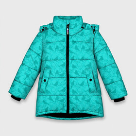 Зимняя куртка для девочек 3D с принтом Зеленые птицы летний узор в Петрозаводске, ткань верха — 100% полиэстер; подклад — 100% полиэстер, утеплитель — 100% полиэстер. | длина ниже бедра, удлиненная спинка, воротник стойка и отстегивающийся капюшон. Есть боковые карманы с листочкой на кнопках, утяжки по низу изделия и внутренний карман на молнии. 

Предусмотрены светоотражающий принт на спинке, радужный светоотражающий элемент на пуллере молнии и на резинке для утяжки. | бежевый | бирюзовый | зеленый | нейтральный | паттерн | повседневный | принт | природа | птицы | птички | светлый | силуэты | узор