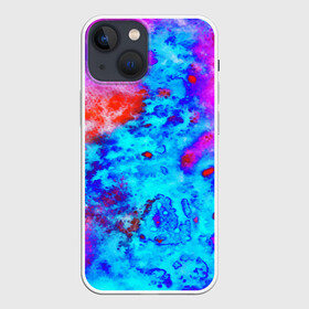 Чехол для iPhone 13 mini с принтом ABSTRACTION COLORS в Петрозаводске,  |  | abstraction | watercolor | абстракция красок | акварель | брызги красок | живопись | краска | потертость красок | размытые краски | текстуры | яркие краски