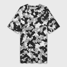 Платье-футболка 3D с принтом Камуфляж | ЧБС в Петрозаводске,  |  | army | pixel | армия | девочке | девушке | детская | детский | женщине | камуфляж | квадраты | летняя | пиксель | пикселька | подарок | прикольная | разноцветная | светлая | темная | флора | хаки | цветная