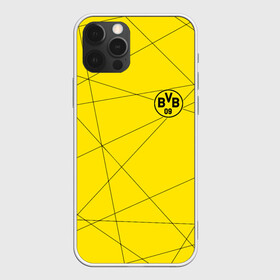 Чехол для iPhone 12 Pro с принтом BORUSSIA. в Петрозаводске, силикон | область печати: задняя сторона чехла, без боковых панелей | borussia | fc | football | football club | sport | боруссия | боруссия дортмунд | дортмунда | немецкий футбольный клуб | спорт | уефа | униформа | фирменные цвета | фк | футбол | футбольный клуб