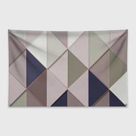 Флаг-баннер с принтом Треугольники в Петрозаводске, 100% полиэстер | размер 67 х 109 см, плотность ткани — 95 г/м2; по краям флага есть четыре люверса для крепления | big picture | геометрия | картинки | многоугольник | прикольные | текстуры | тренды | треугольник