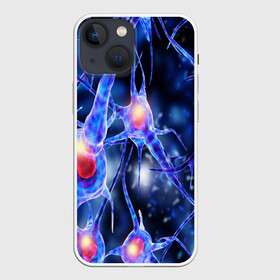 Чехол для iPhone 13 mini с принтом НЕРВЫ в Петрозаводске,  |  | abstract | abstraction | абстракция | днк | нейроны | психоделика